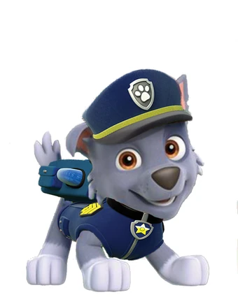 paw patrol snuggle up rocky
