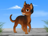 My Second Picture of Rex on Puppy Maker