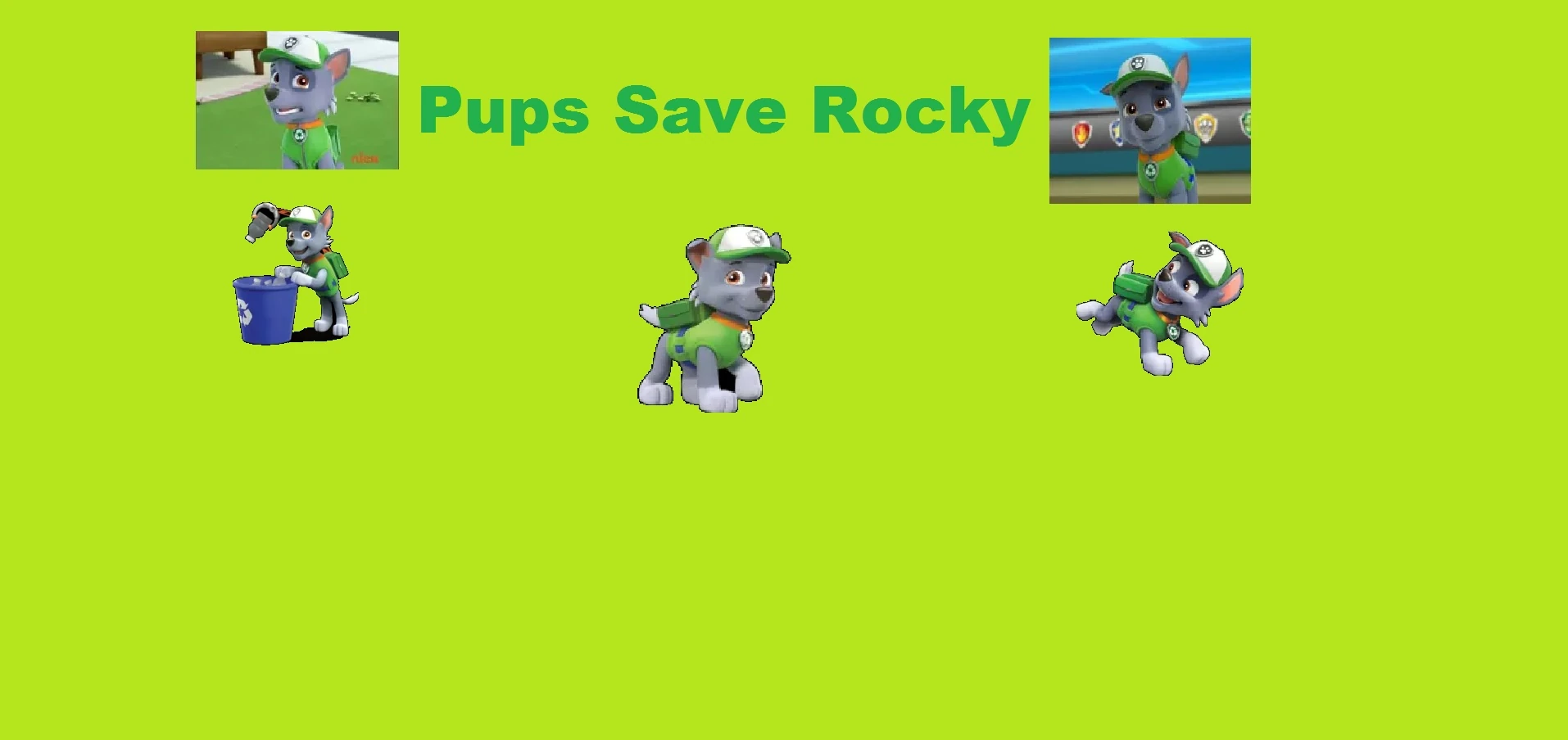 paw patrol pups save rocky