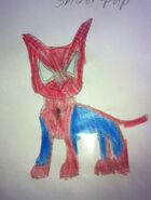 my first drawing of Spider-Pup