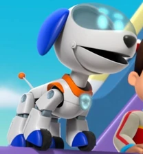 Chien-Robot dans la série.