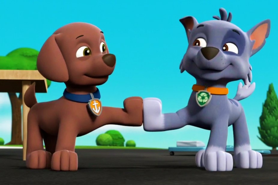 paw patrol chase and rocky