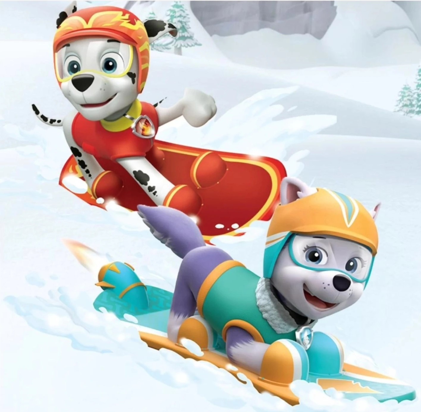 Marshall & Everest, Paw Patrol Relation Ship Wiki