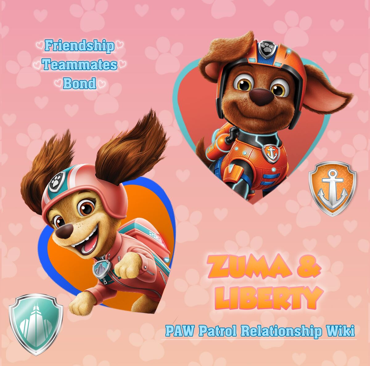 Rocky & Zuma, Paw Patrol Relation Ship Wiki