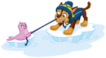 PAW Patrol Chase with the Baby Walrus Pup Winter 2