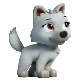 White Wolf Cub PNG