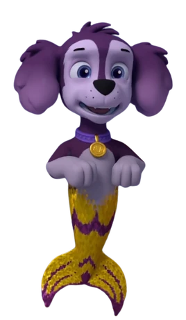 Mama Mer-Pup (Transparent)