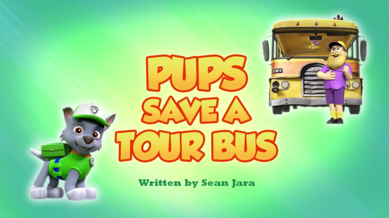 Pups save the out of control tour bus and more!