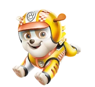 Racing uniform with helmet