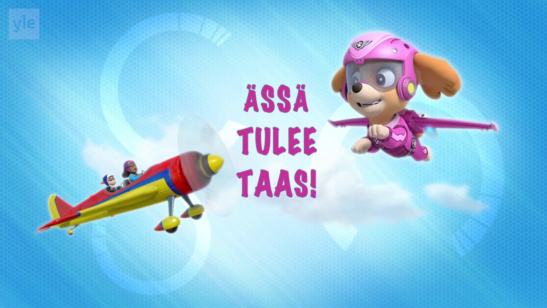 paw patrol ride on airplane