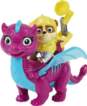 Paw Patrol Rescue Knights Rubble and Dragon Blizzie Action Figures 3