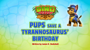 Pups Save a Tyrannosaurus' Birthday