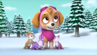 paw patrol pups get a skye
