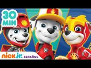 Paw Patrol, Patrulla de cachorros - 30 MIN de los mejores momentos de Marshall - Nick Jr