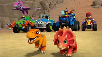 paw patrol rex dino rescue