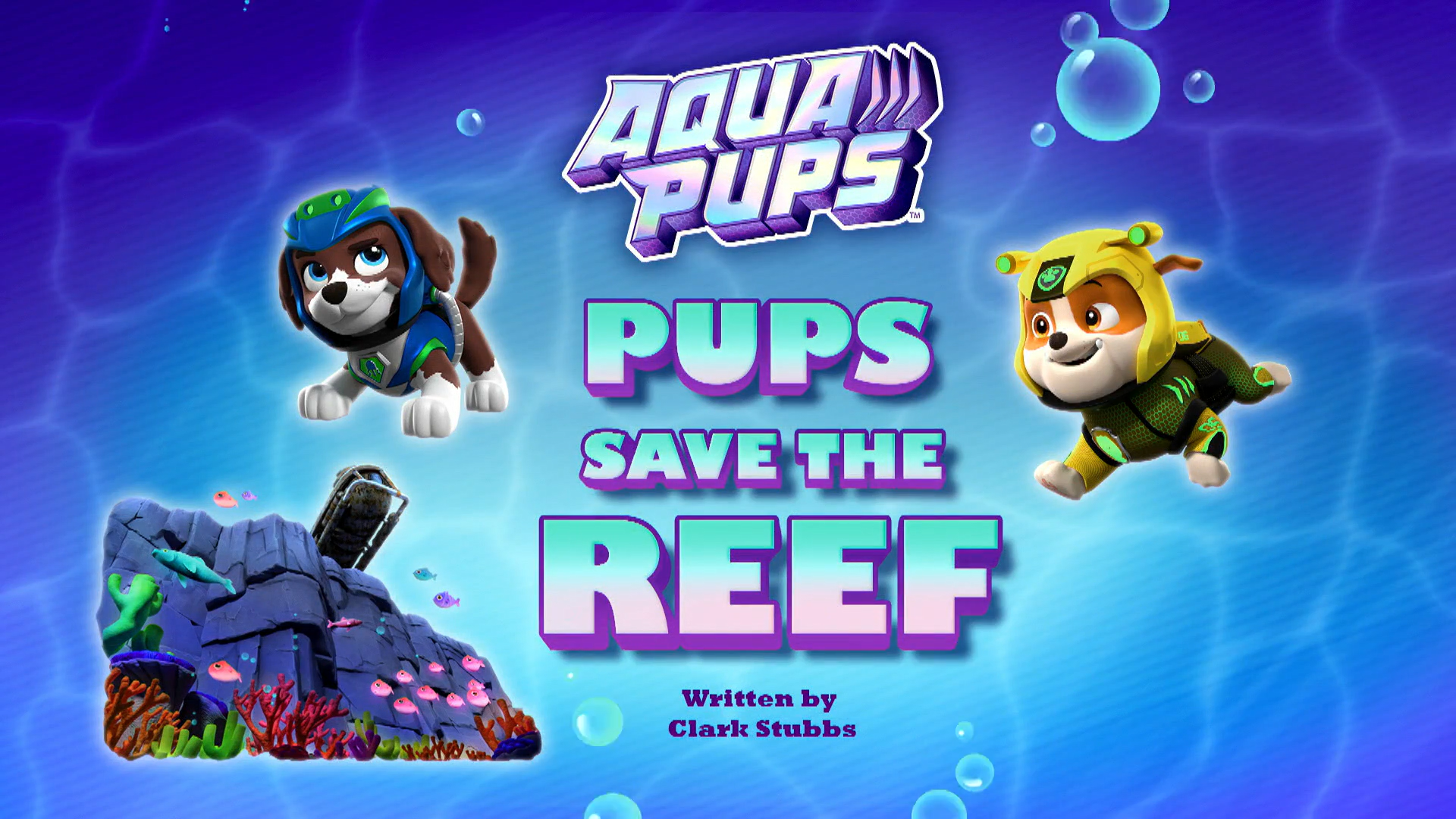 Rocky Aqua Pups Paw Patrol