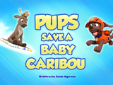 Pups Save a Baby Caribou