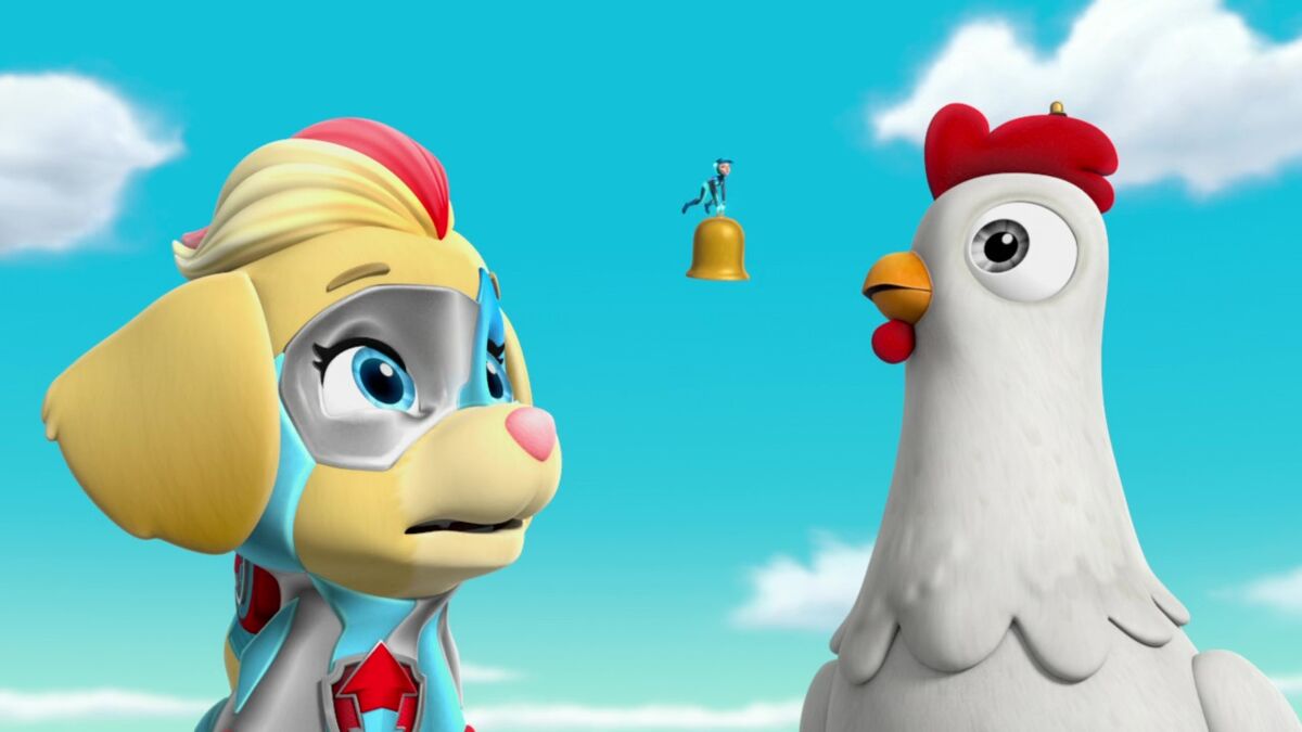 Mighty Pups Super Paws Pups Save A Giant Chickentrivia Paw Patrol