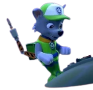 Mer-Pup form with life jacket