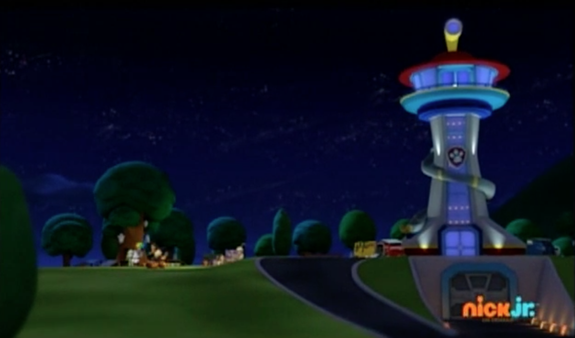 to the lookout paw patrol