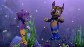 paw patrol marshall mer pup