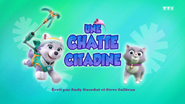 "Pups Save a City Kitty" ("Une chatte citadine") title card on TF1