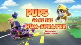 Pups Save the Hum-Sprayer