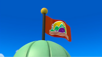 Flag showing