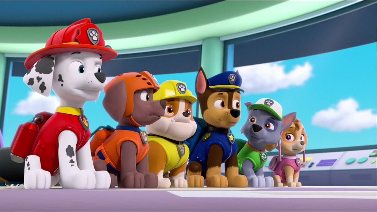 Pups And Katie Stop The Barking Kitty Crewquotes Paw Patrol Wiki Fandom 