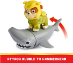 Paw Patrol Aqua Pups Rubble and Hammerhead Action Figures 2