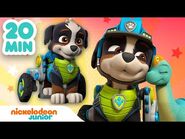 Paw Patrol - La Pat' Patrouille - Les sauvetages de dinosaures de Rex pendant 20 minutes - Nick Jr.