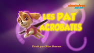 "Circus Pup-formers" ("Les Pat' Acrobates") title card on Nickelodeon Junior