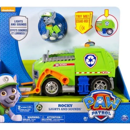 paw patrol rocky truck toy
