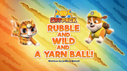 Cat Pack - PAW Patrol Rescue, Rubble and Wild and a Yarn Ball (HQ)