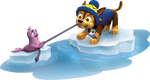 PAW Patrol Chase with the Baby Walrus Pup Winter 1