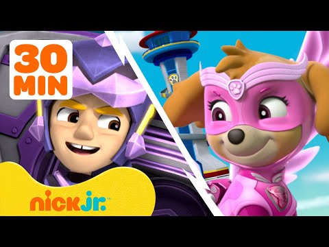 1 Hour! Skye and Chase Stop a Runaway Trash Truck, PAW Patrol