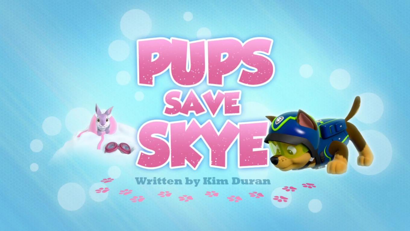 paw patrol videos pups save skye