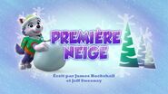 "The Pups' Winter Wonder Show" ("Première neige") title card