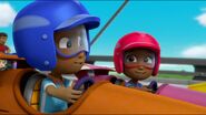 Standard outfit with helmet (pink)