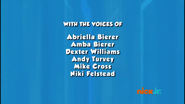 Dubbing cast credits (part 2) from Season 1 to Season 2 Episode 13 on Nick Jr.