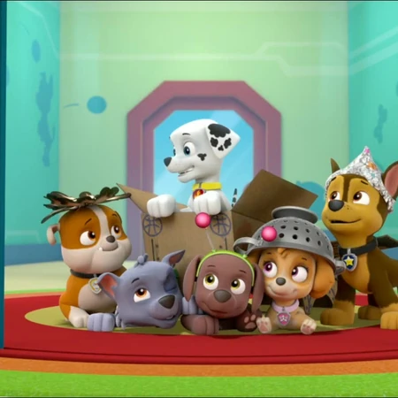 paw patrol pups save an ostrich