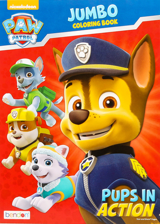 Christmas Paw Patrol Jumbo Coloring Book - Pup-Tacular Holiday