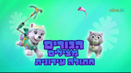 "Pups Save a City Kitty" ("הגורים מצילים חתולה עירונית") title card on Nick Jr.