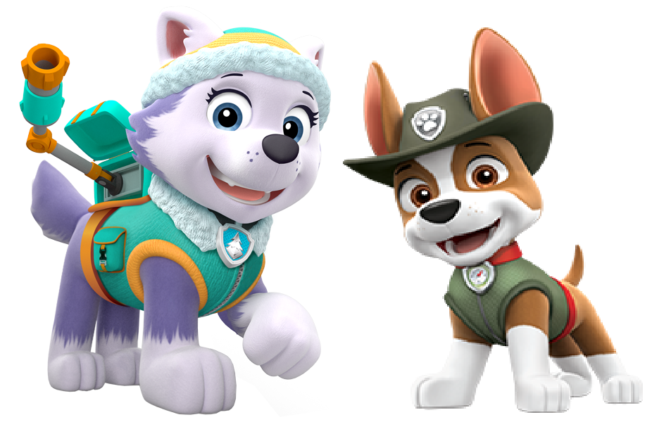 Everest paw. Щенячий патруль герои. Paw Patrol Эверест. Щенячий патруль Эверест и трекер. Everest Щенячий патруль.