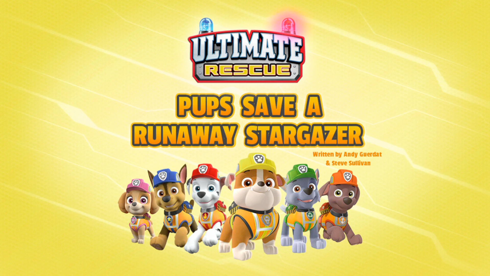 Ultimate Rescue Pups Save a Runaway Stargazer PAW Patrol Wiki