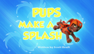 Pups Make A Splash