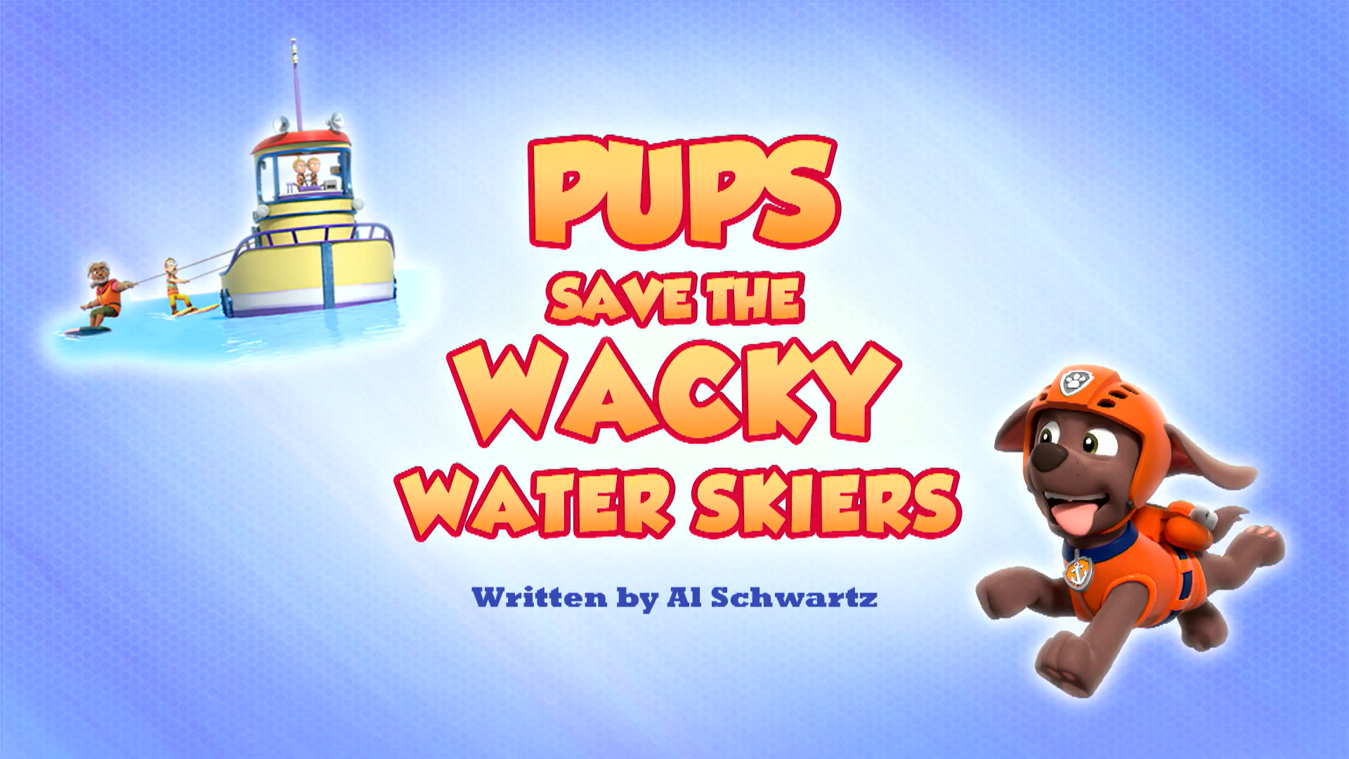Paw patrol in the water shop