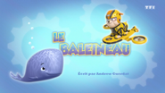 "Pups and a Whale of a Tale" ("Le Baleineau") title card on TF1