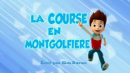 "Pup Pup and Away" ("La Course en montgolfière") title card