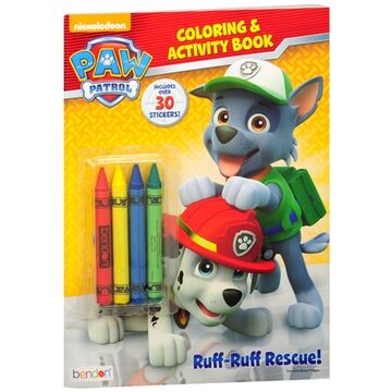 Paw Patrol On A Ruff-Ruff Rescue: Paw Patrol Coloring Book For Kids: Wonder  House Books: 9789389567533: : Books